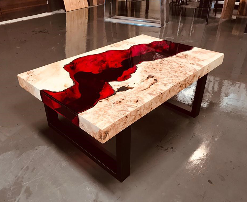Mappa Coffee Table Red